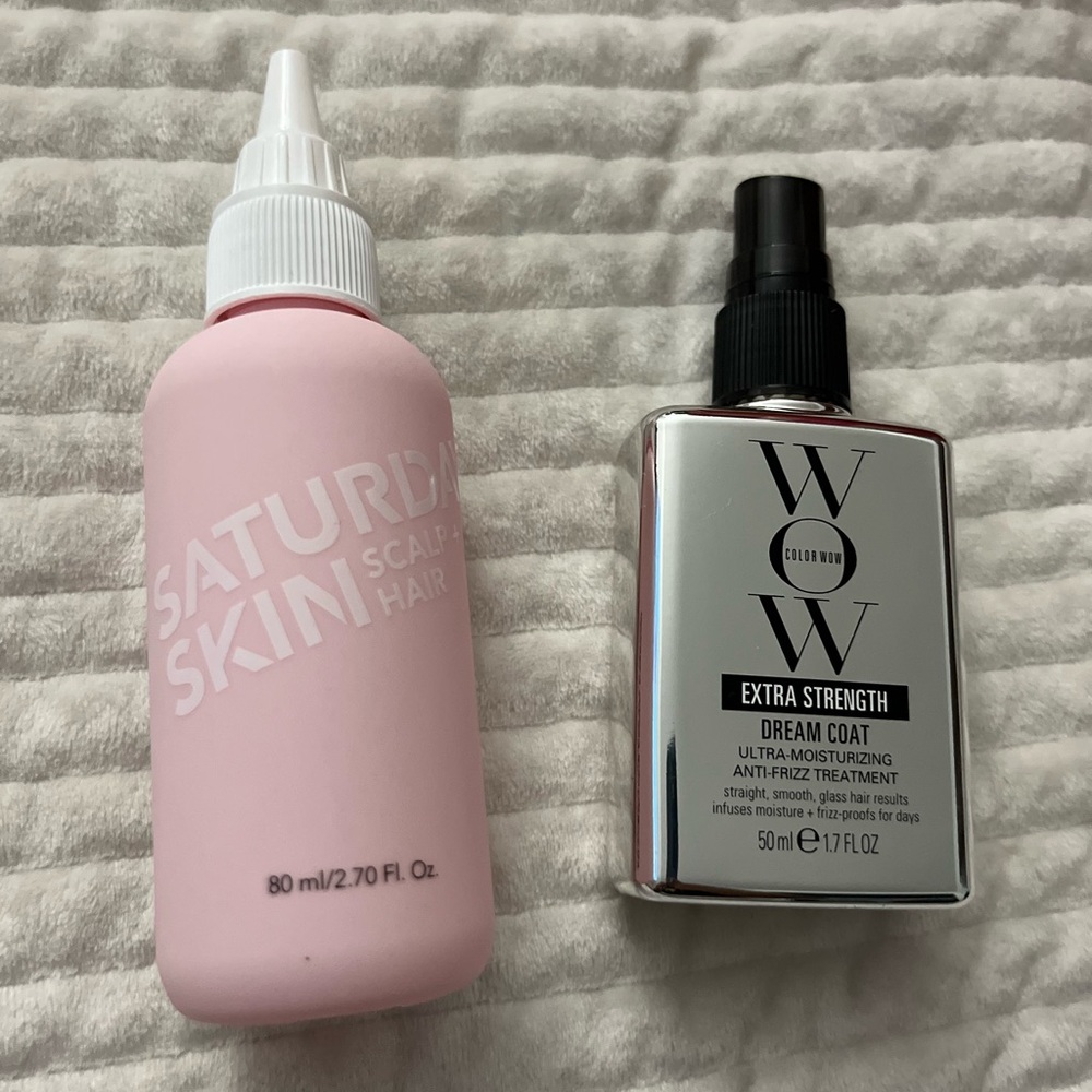 ❌SOLD❌ BRAND NEW - Saturday Skin Strengthening Peptide scalp treatment + WOW